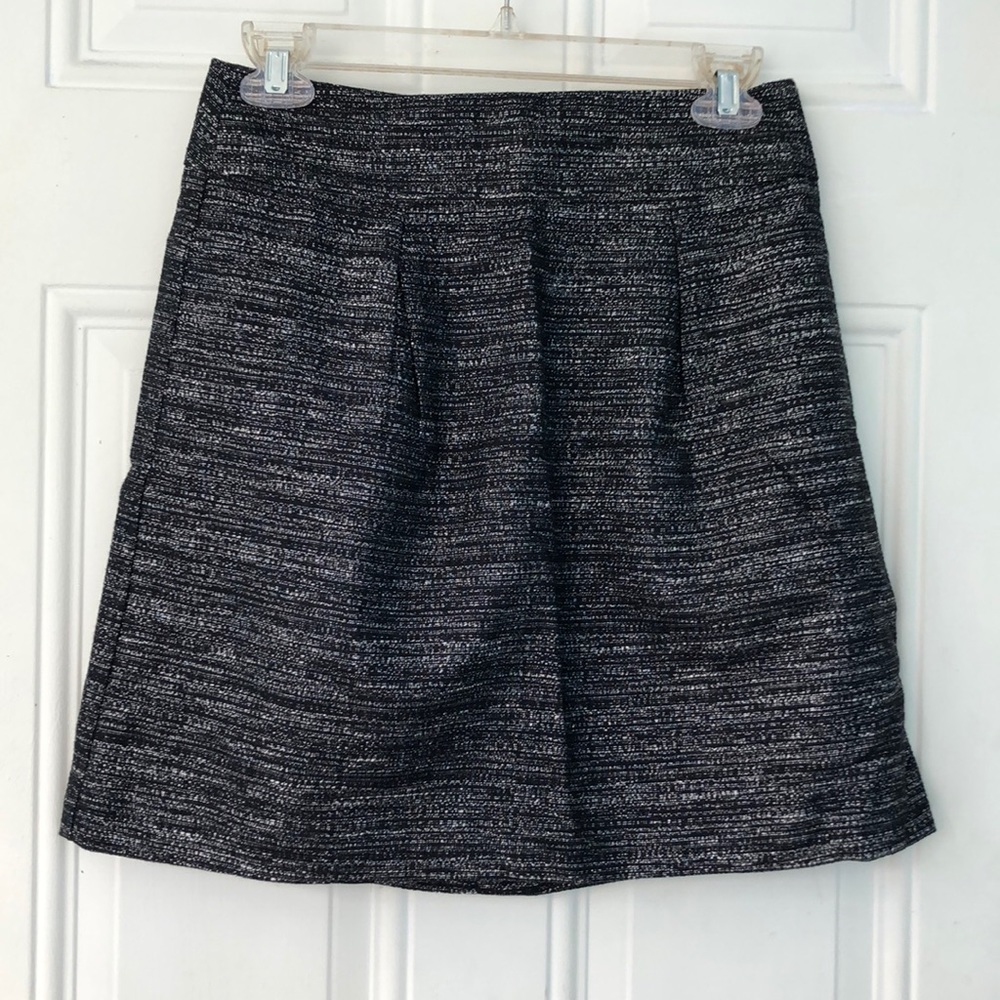 LOFT Metallic Tweed Skirt
